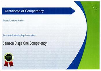 Samson Certificate